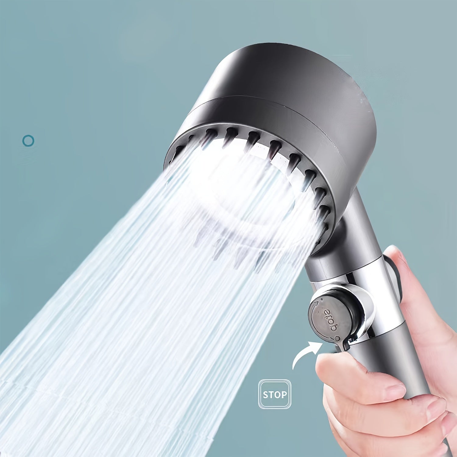 Champagne Apollo Home & Garden HighPressure Massage Handheld Shower Head with Filter