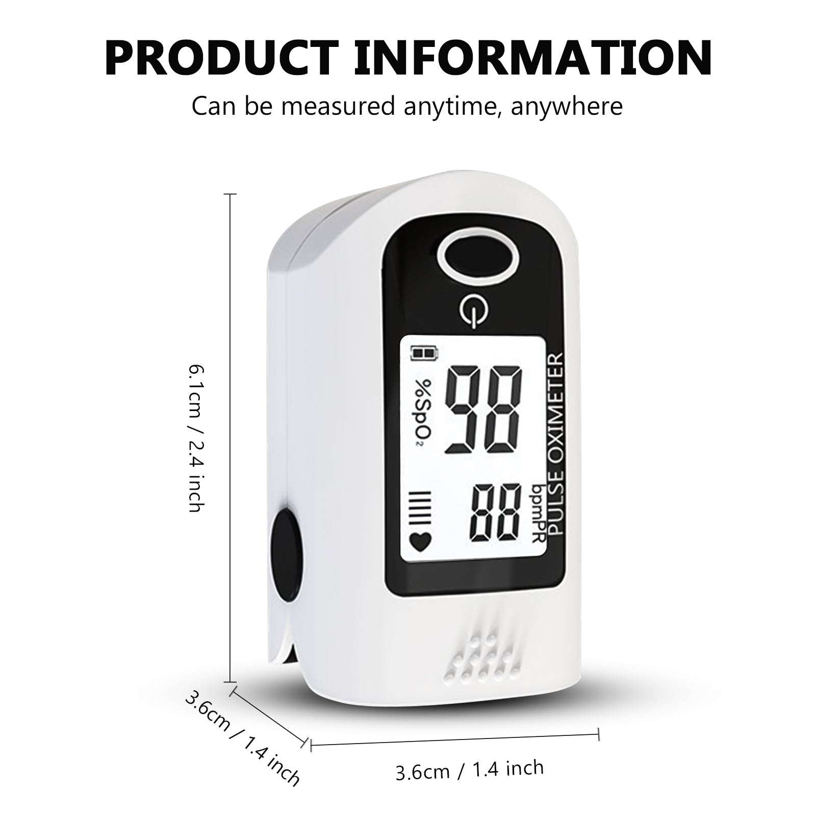 Pink Iolaus Healthcare Real-Time Health Monitoring Kit with Forehead Thermometer & Blood