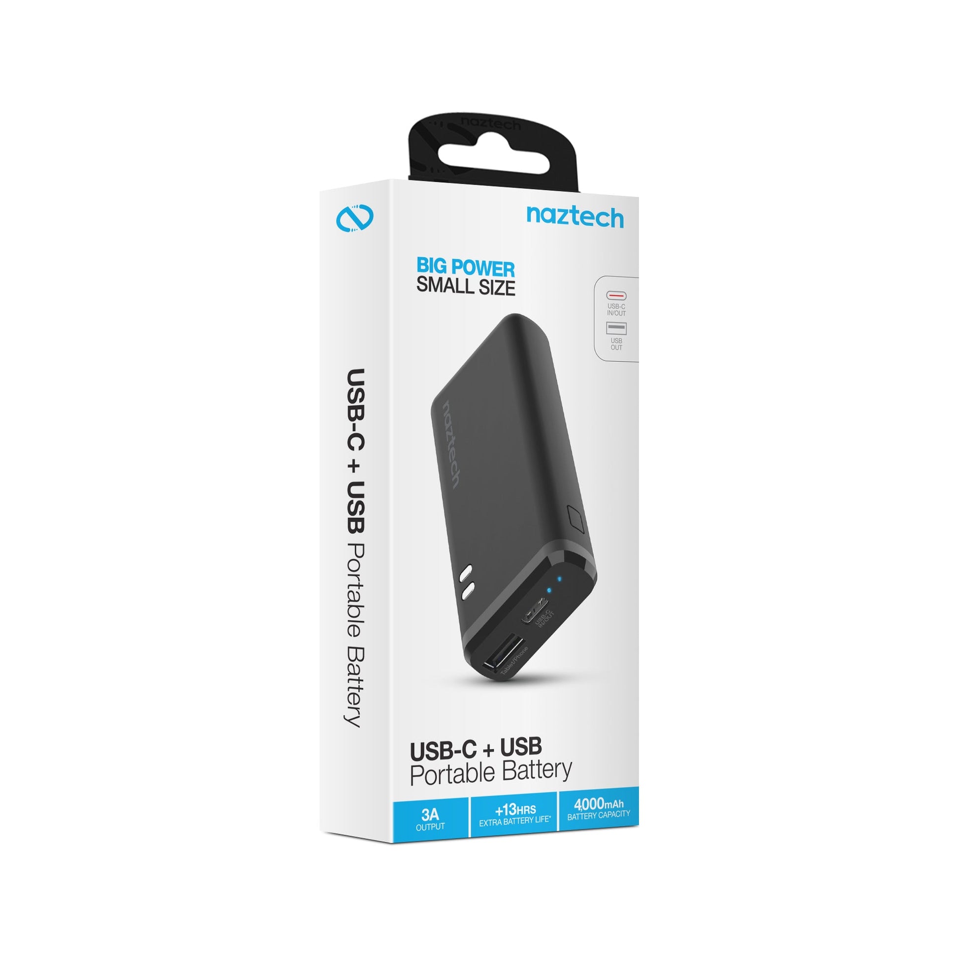 Sky Iapetus Mobile & Laptop Accessories Naztech USB Power Bank with 13 Hours Battery Life