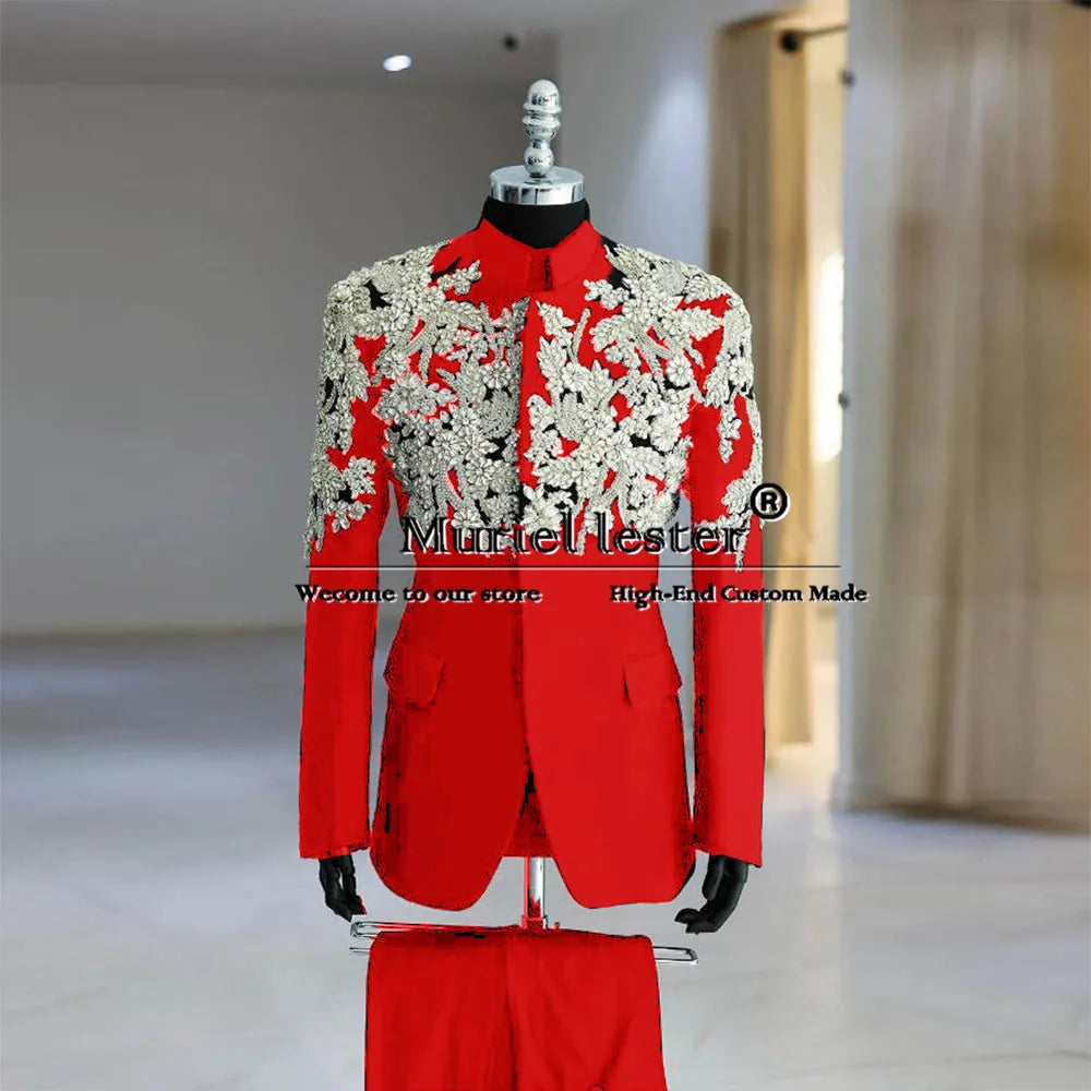 Next Level Fly Men's Royal Design Suit Jacket