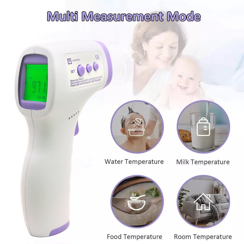 Pink Iolaus Healthcare Real-Time Health Monitoring Kit with Forehead Thermometer & Blood