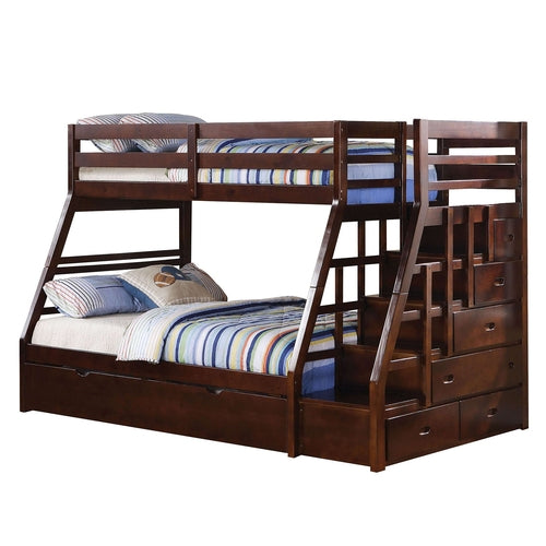 Jade Furniture Espresso Pine Wood Bunk Bed (Twin/Full)