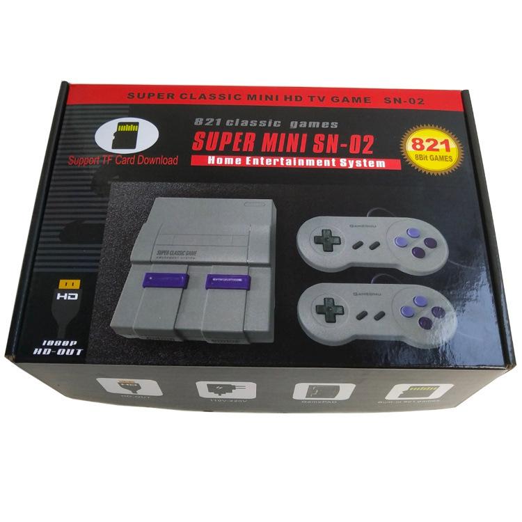 Salmon Lucky Tech Accessories Retro Inspired Game Console With HDMI + 821 Games Loaded