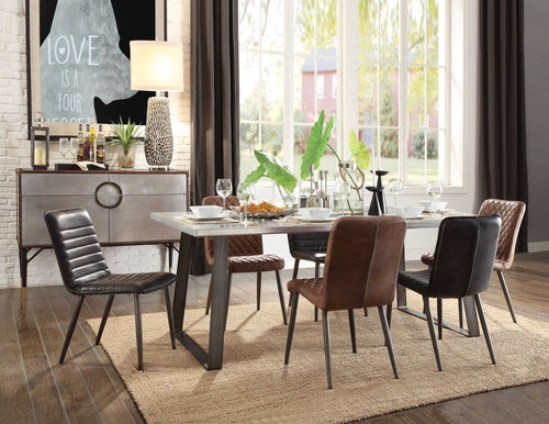 Jade Furniture Aluminum And Gunmetal Dining Table