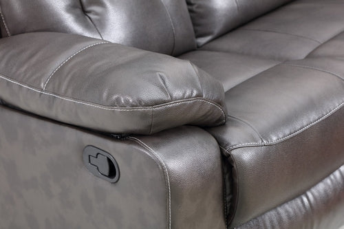 Jade Furniture Dark Gray Leather Sectional