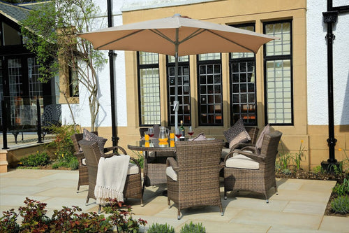 Jade Furniture Brown 7Piece Outdoor Dining Set