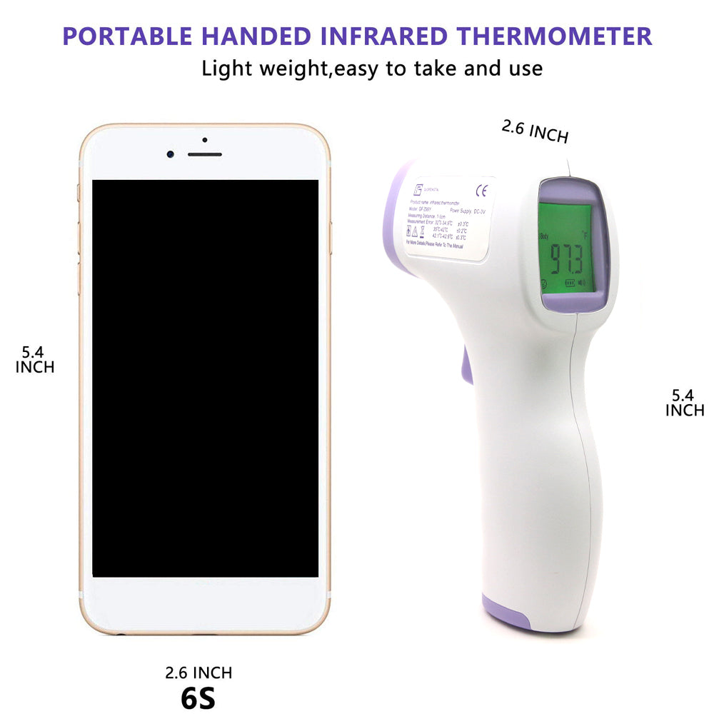 Pink Iolaus Healthcare Real-Time Health Monitoring Kit with Forehead Thermometer & Blood