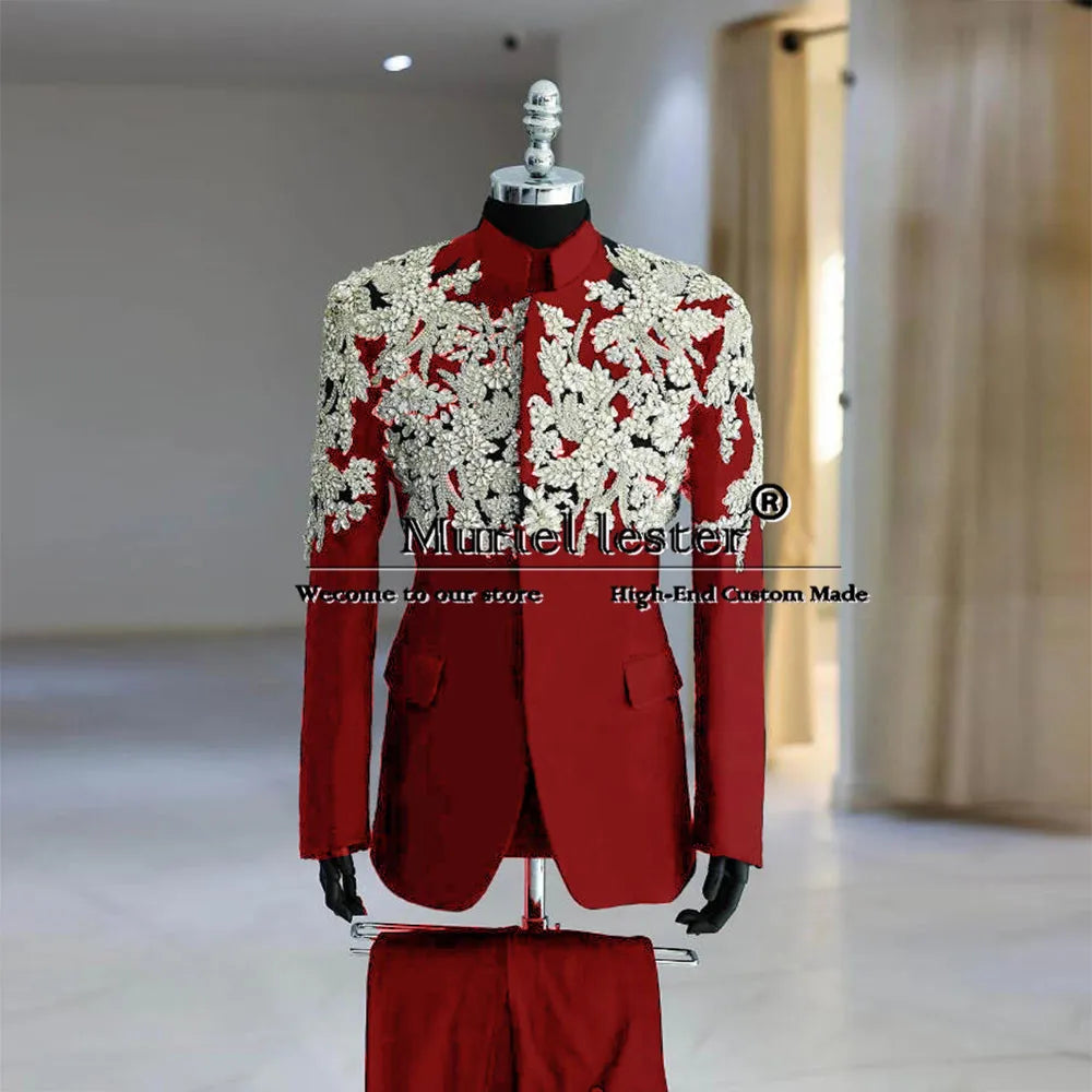 Next Level Fly Men's Royal Design Suit Jacket