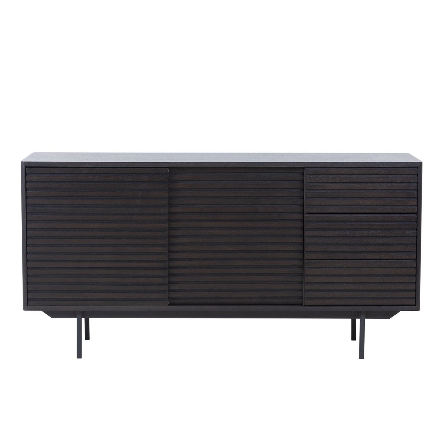 Sangria Beech Furniture COMBO Mid Century Sideboard Side Table