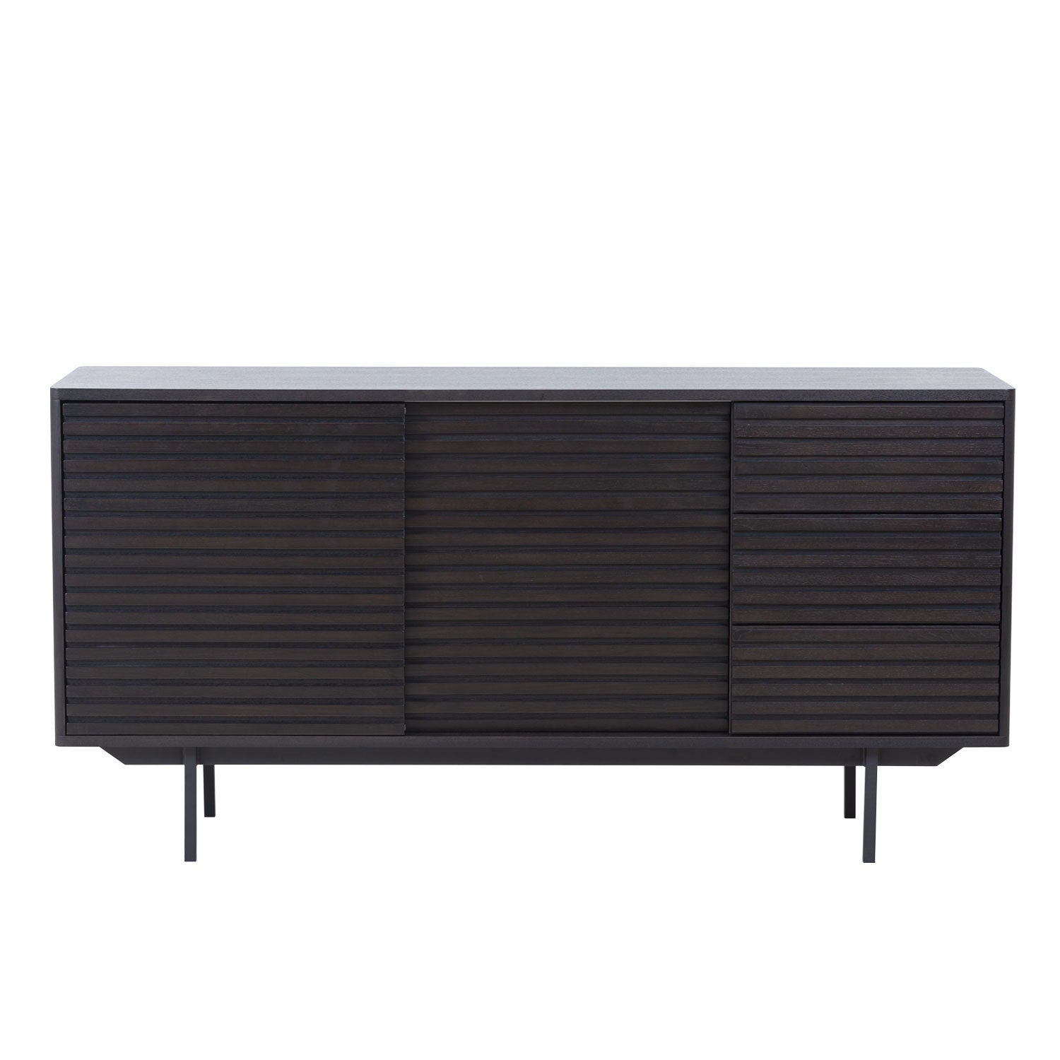 Sangria Beech Furniture COMBO Mid Century Sideboard Side Table