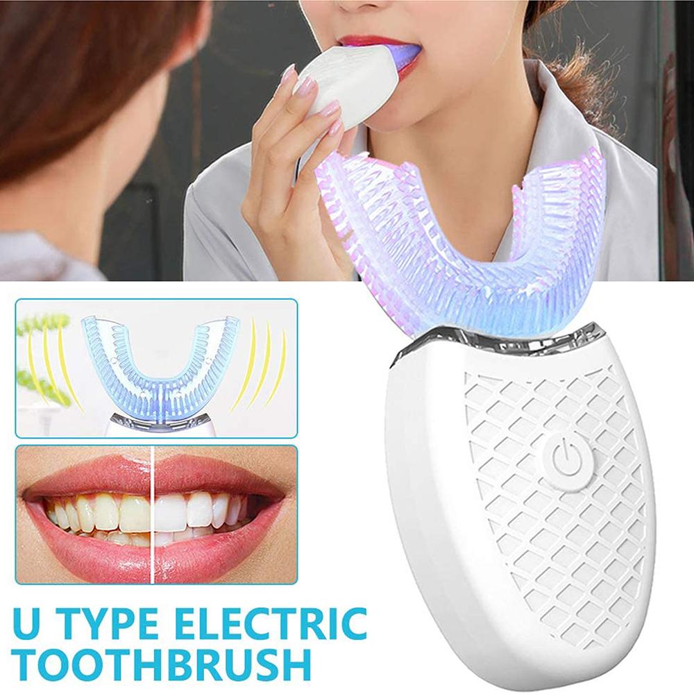 Pink Iolaus Healthcare Silicone Electric Toothbrush 360°