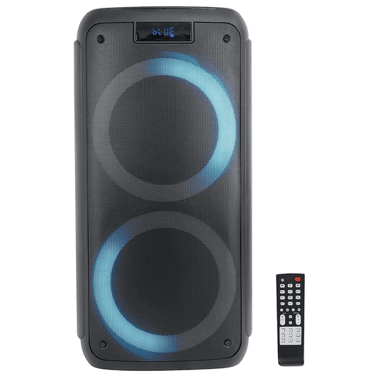 Sky Iapetus Audio & Video Norcent Dual 6.5" Portable Party Bluetooth Speaker with Flashing LED