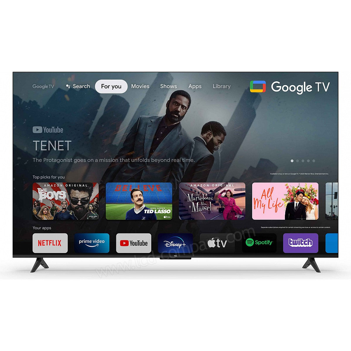 Bigbuy Consumer Electronics 55' TCL Smart TV With 4K ULTRA HD LED WI-FI