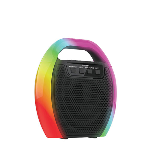 Sky Iapetus Audio & Video IQ Sound 4" Portable Bluetooth Speaker with RGB Handle & FM Radio