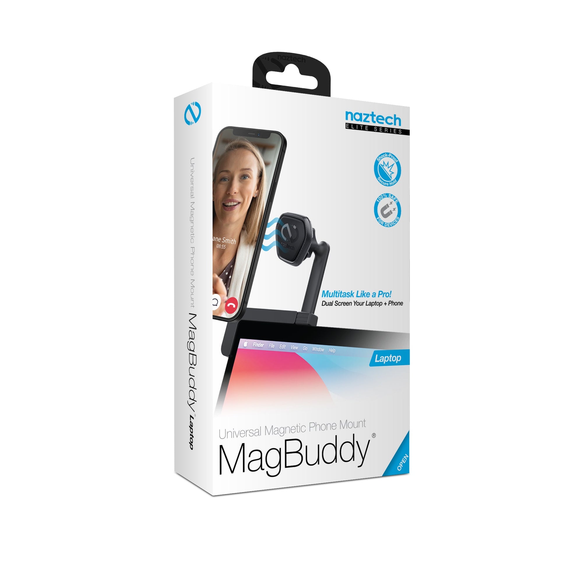 Sky Iapetus Mobile & Laptop Accessories Naztech MagBuddy Elite Laptop Mount w Adjustable Angle & Orientation