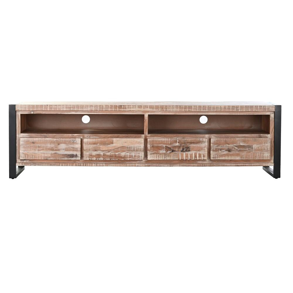 Bigbuy Furniture TV furniture DKD Home Decor Metal Acacia (200 x 55 x 40 cm)