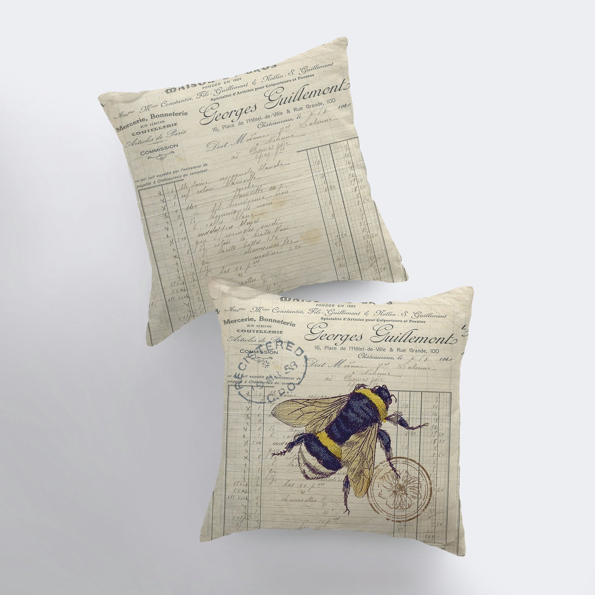 Maroon Abderus Home Decor Bee | Honey Bee | Pillow Cover | Pillow | Farmhouse Decor | Home Décor