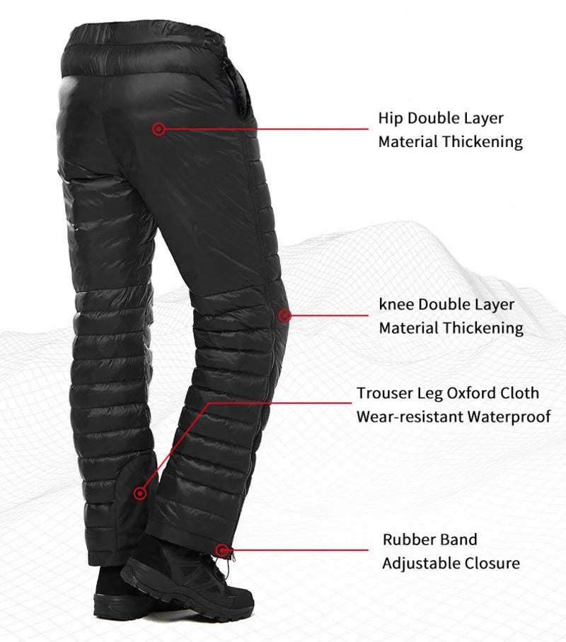 Next Level Fly Men's Thermal Goose Down Reversible Pants