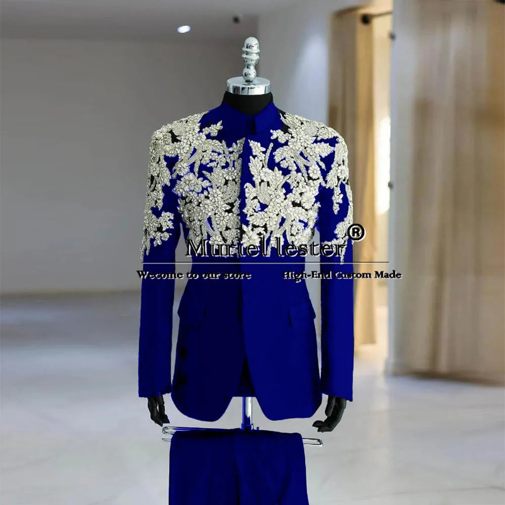 Next Level Fly Men's Royal Design Suit Jacket