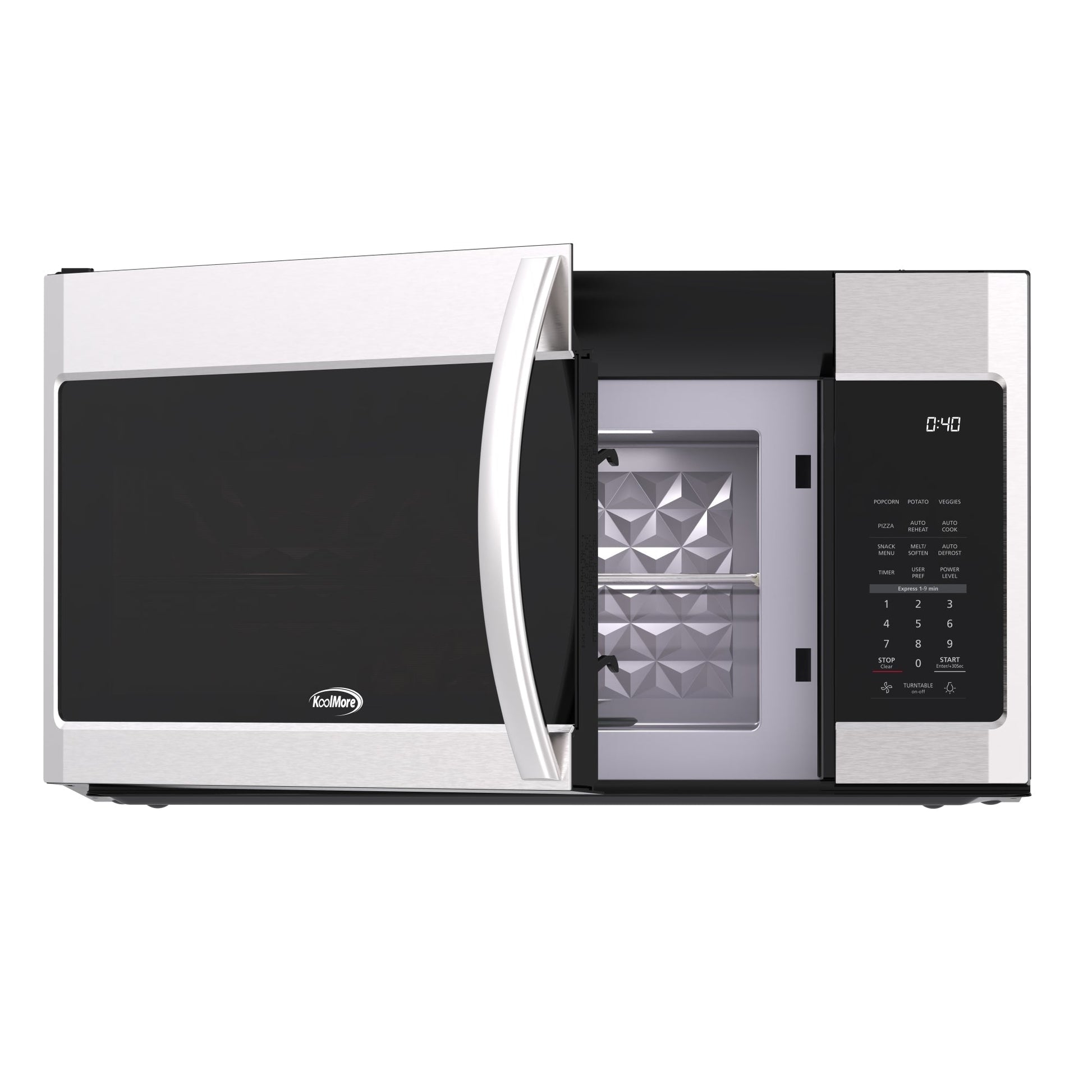 Violet Blackhaw Food & Beverage Over the Range Stainless Steel Microwave