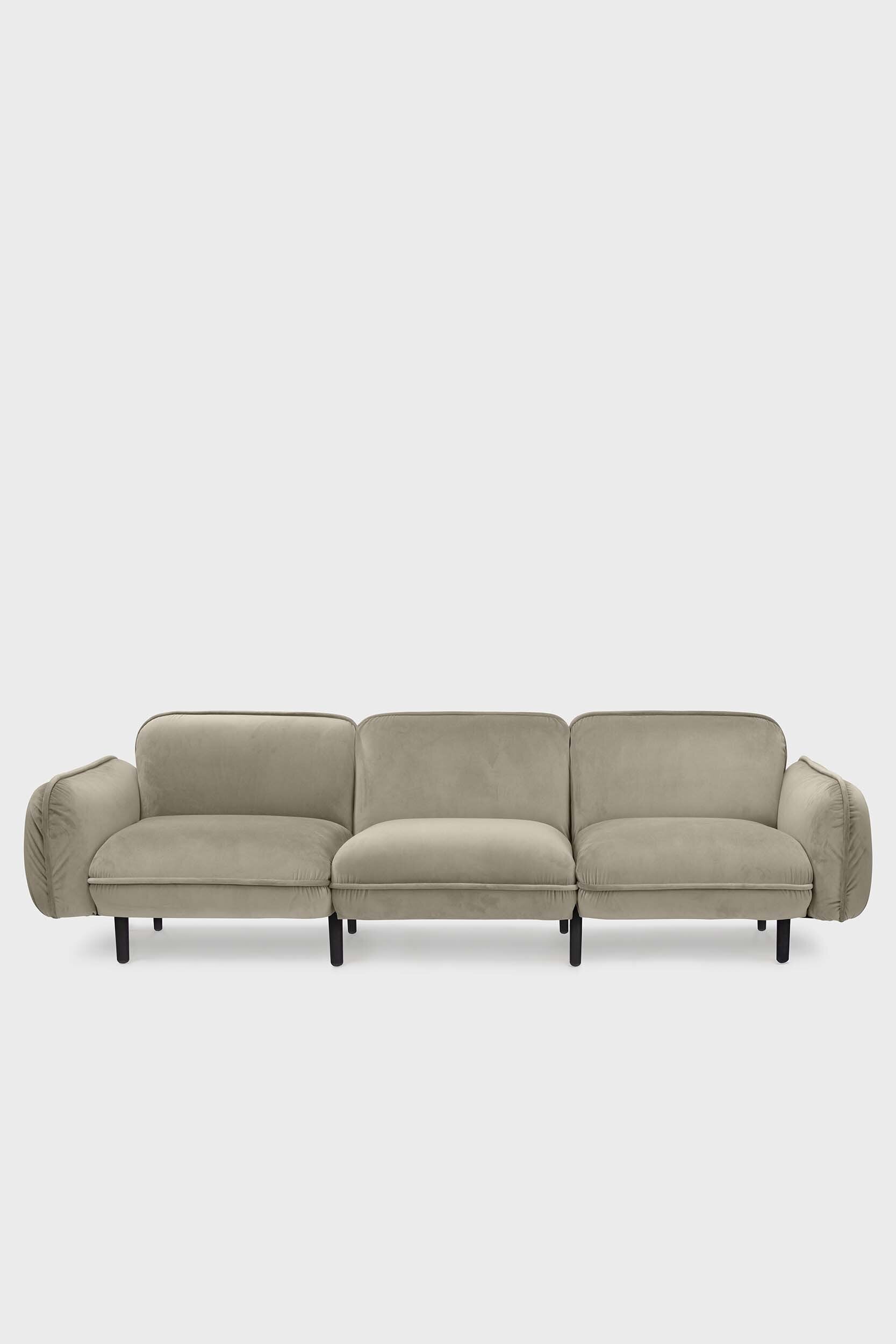 Aquamarine Poppy Furniture Two Seat Bean Sofa