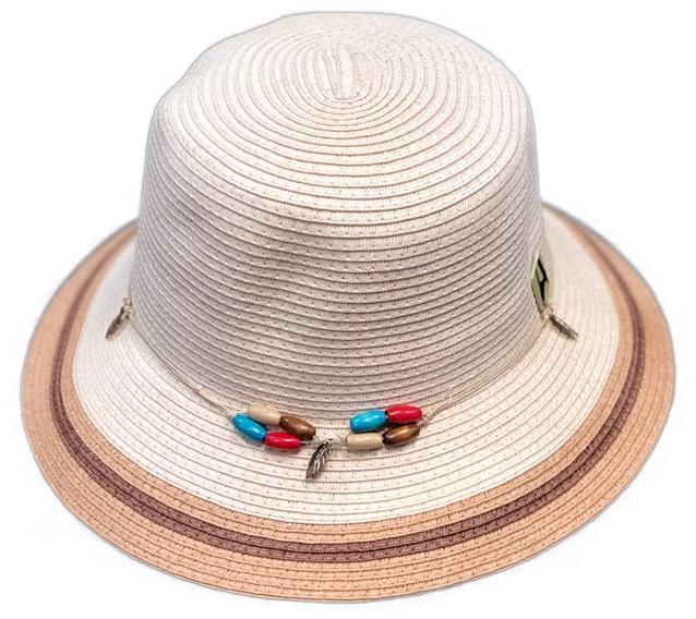 Violet Medea Hats Beige 'Melissa' Bucket Hat