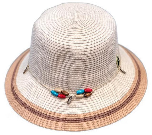 Violet Medea Hats Beige 'Melissa' Bucket Hat