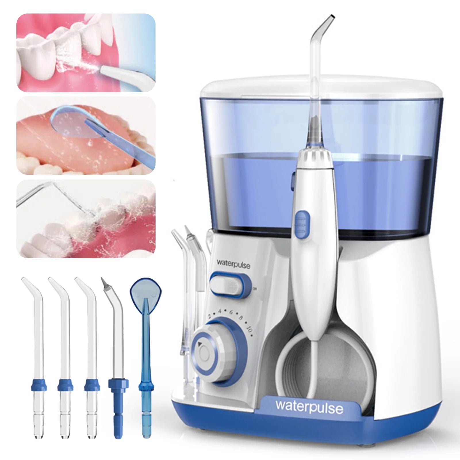 Pink Iolaus Healthcare Dental Electric Water Flosser Oral Irrigator