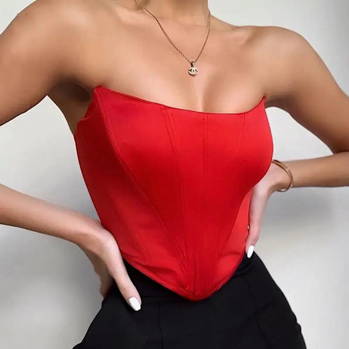 AliExpress Other Woman's Sexy Sleeveless Off Shoulder Crop Top