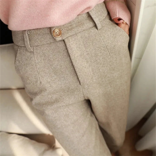 AliExpress Women's Clothing Harem Woman's Woolen Pants