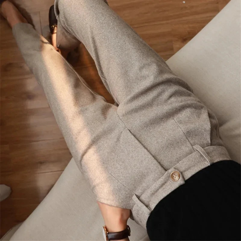 AliExpress Women's Clothing Harem Woman's Woolen Pants