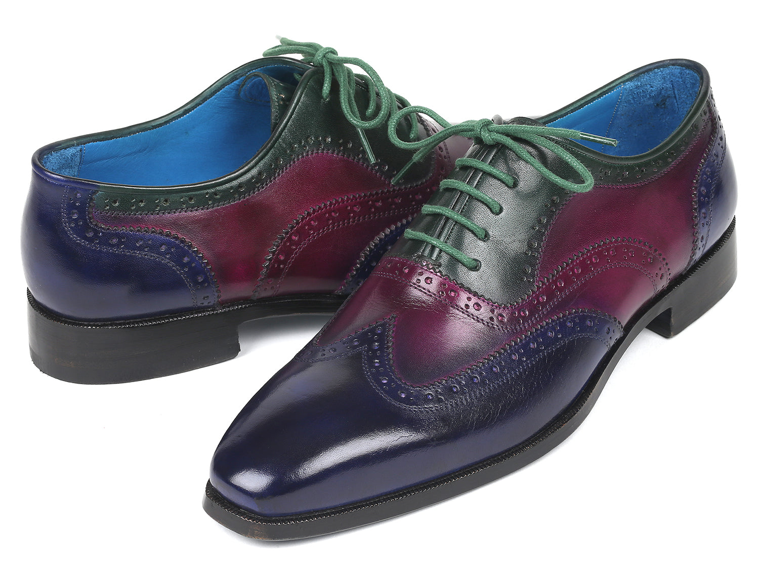 Ruby Ophion Footwear Paul Parkman Men's Multi Color Wingtip Oxfords (ID#PP2284)