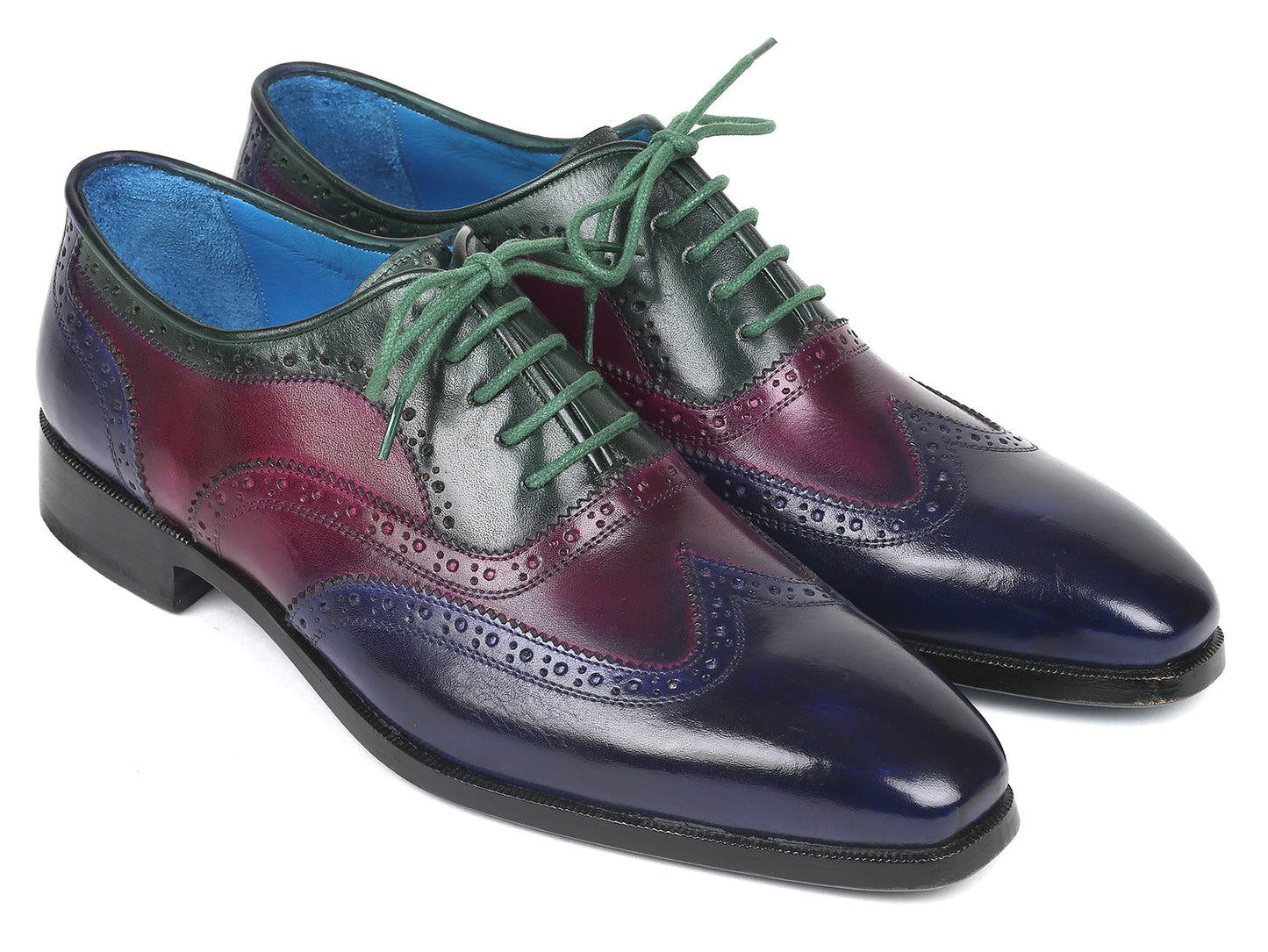 Ruby Ophion Footwear Paul Parkman Men's Multi Color Wingtip Oxfords (ID#PP2284)