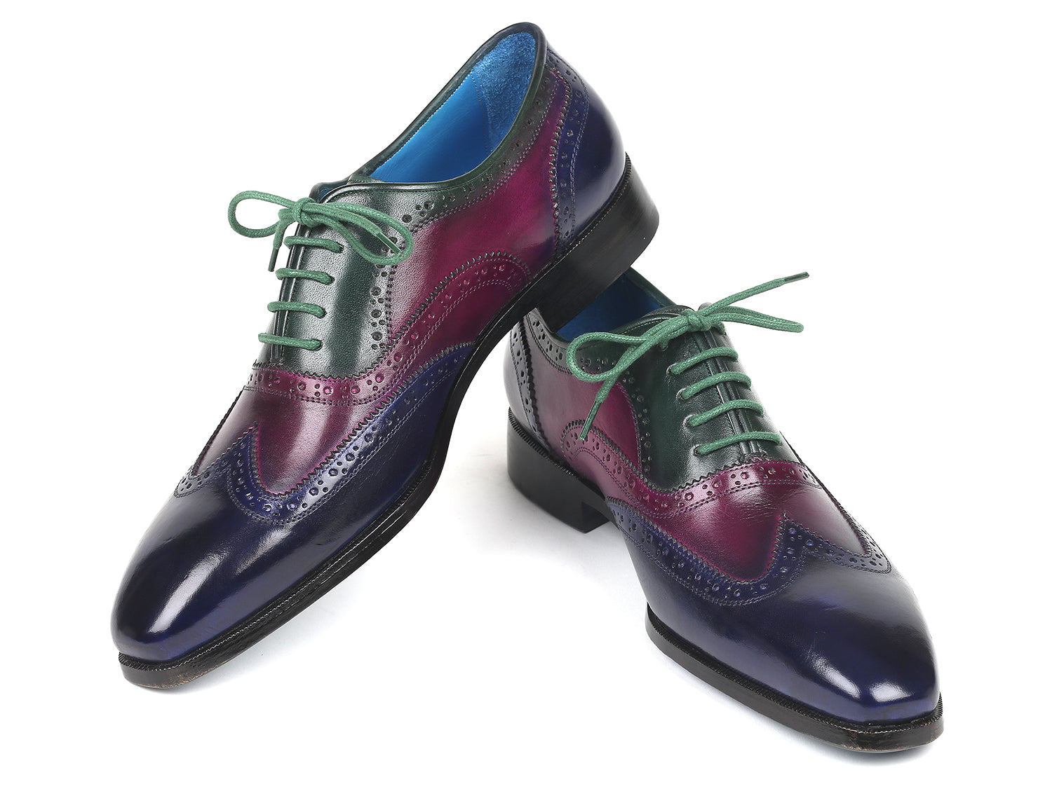 Ruby Ophion Footwear Paul Parkman Men's Multi Color Wingtip Oxfords (ID#PP2284)