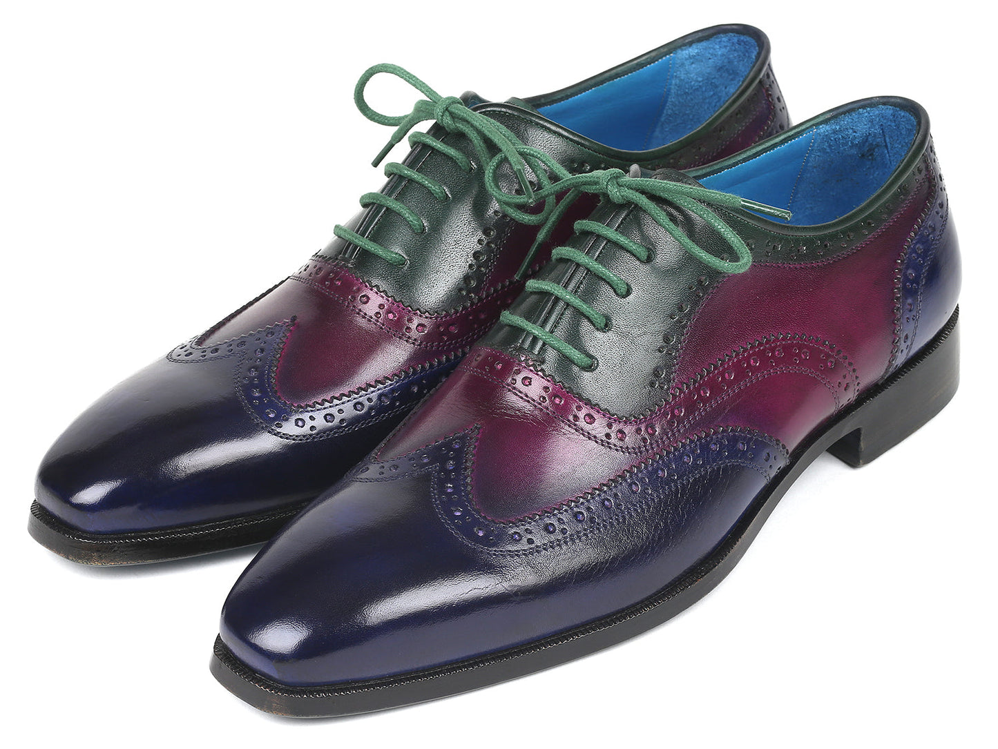 Ruby Ophion Footwear Paul Parkman Men's Multi Color Wingtip Oxfords (ID#PP2284)