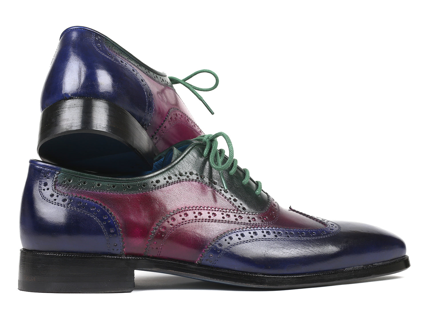 Ruby Ophion Footwear Paul Parkman Men's Multi Color Wingtip Oxfords (ID#PP2284)