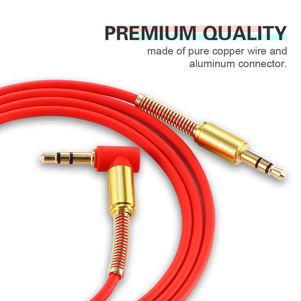 Teal Simba Bath & Beauty Car Aux Audio Cable 3.5mm Jack Stereo