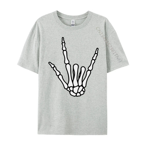 AliExpress Other Men's Hard Core Skeleton Hand Printed T-Shirt