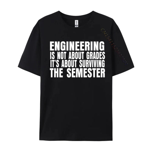 AliExpress Other Men's "Engineering Is Not About Grades" Printed T-Shirt