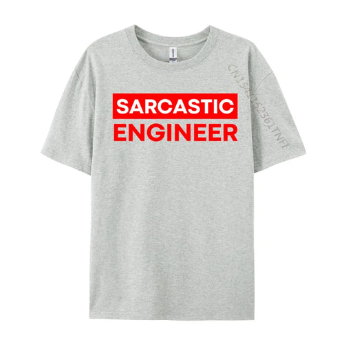 AliExpress Other Men's "Sarcastic Engineer" Print Top T-Shirt