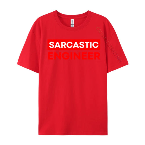 AliExpress Other Men's "Sarcastic Engineer" Print Top T-Shirt