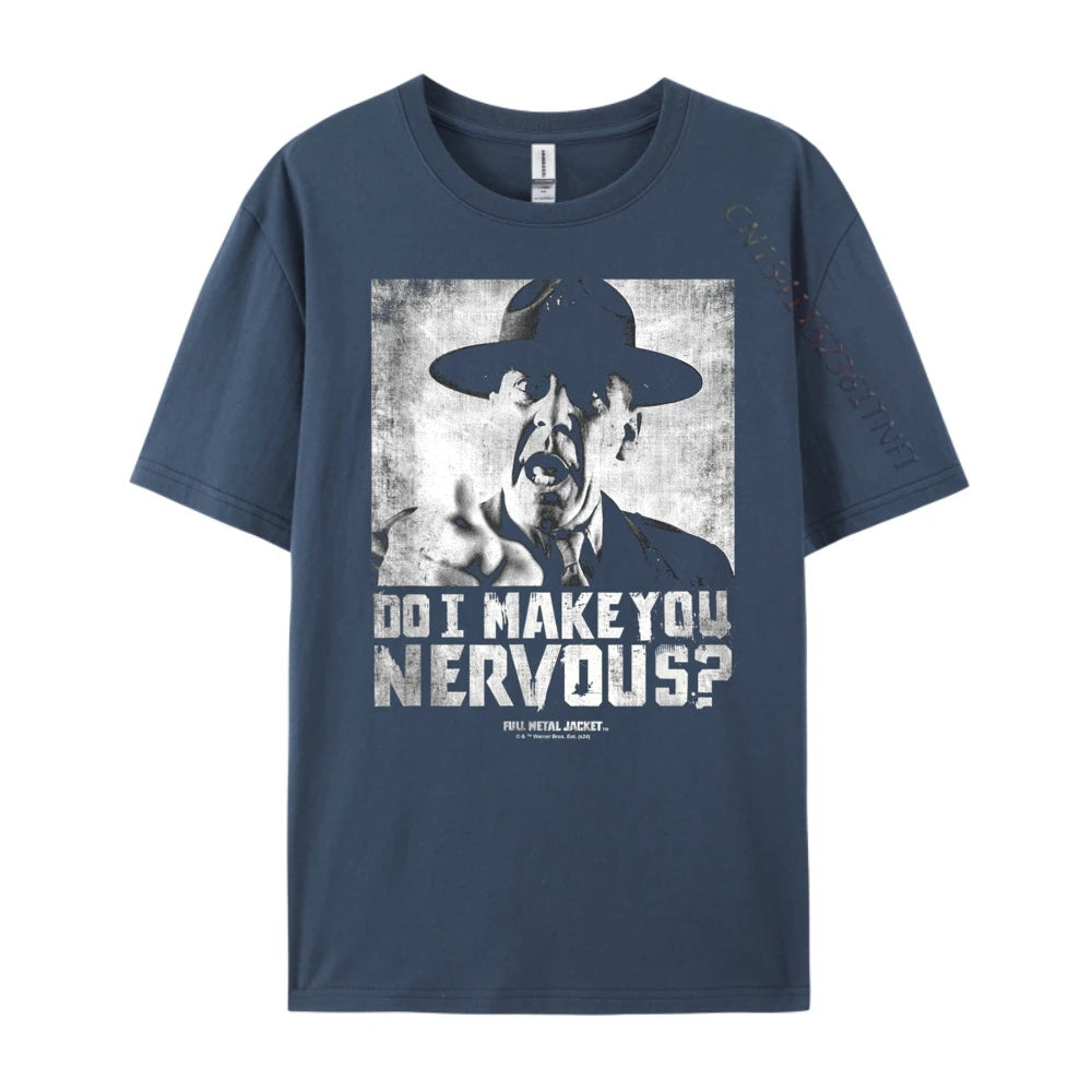 AliExpress Other Men's "Do I Make You Nervous" Oversized Printed T Shirt