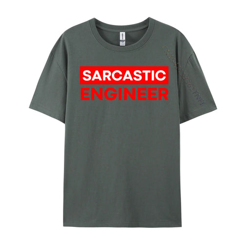 AliExpress Other Men's "Sarcastic Engineer" Print Top T-Shirt