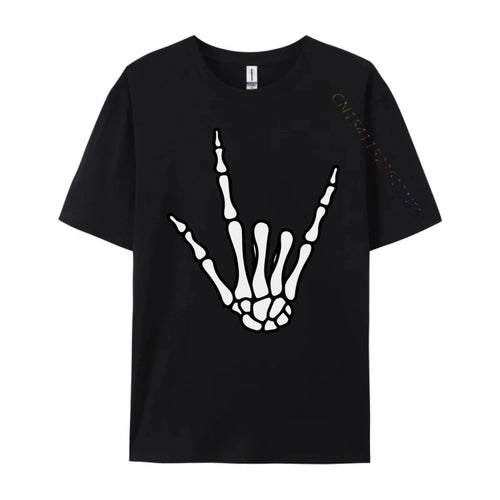 AliExpress Other Men's Hard Core Skeleton Hand Printed T-Shirt