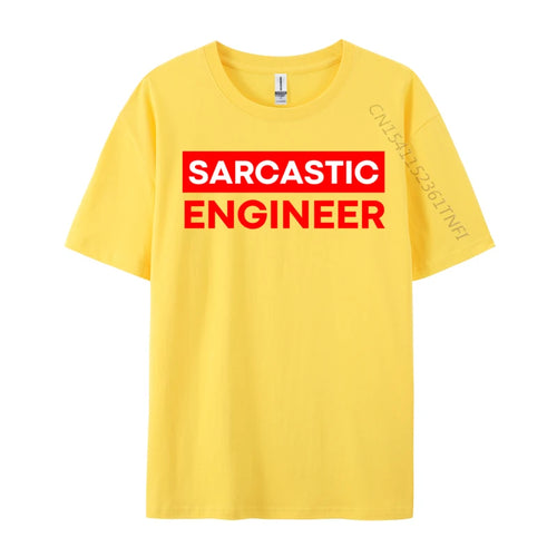 AliExpress Other Men's "Sarcastic Engineer" Print Top T-Shirt