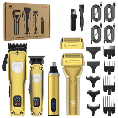 Maroon Asteria Haircare Men's Professional Electric Hair Clipper Set