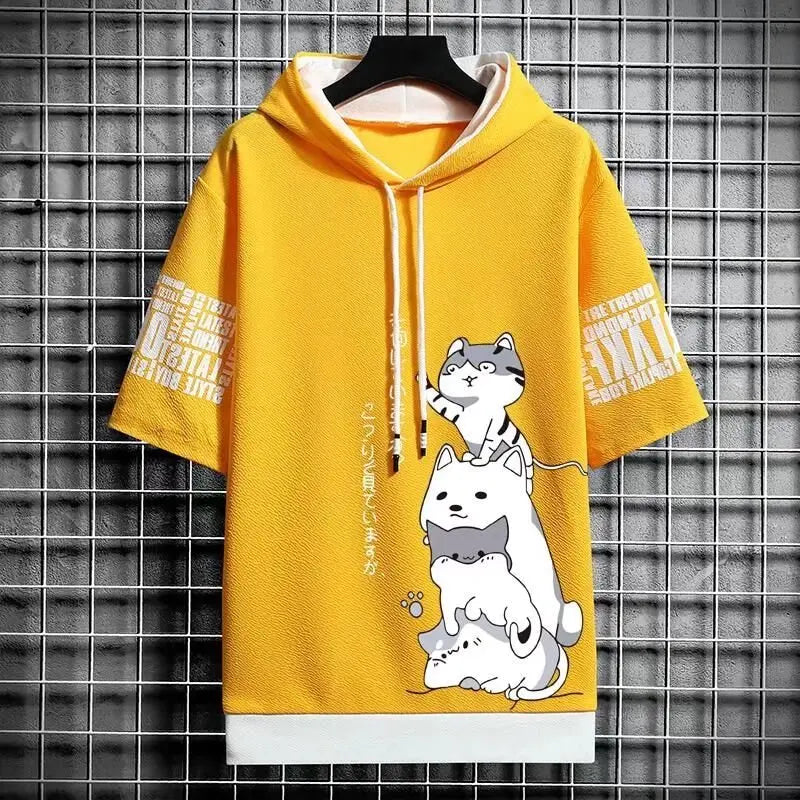 AliExpress Other Japan Fashion Men's Cartoon T-shirt Hoodies