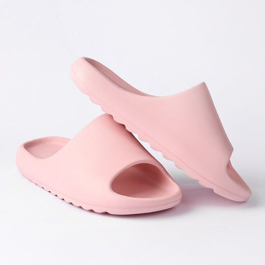 Coffee Jasper Footwear Cloud Pillow Slippers for Women - Pink Girl Slides