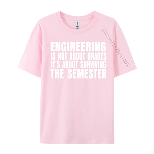 AliExpress Other Men's "Engineering Is Not About Grades" Printed T-Shirt