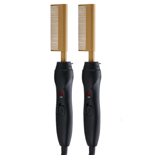 Maroon Asteria Haircare Ceramic Electric Hot Comb